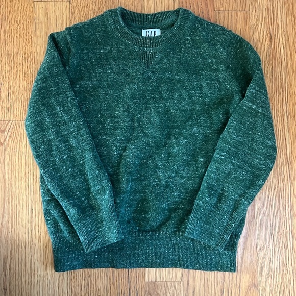 Gap Boys Crew Neck Sweater Green XS (Size 4-5) - Picture 2 of 7